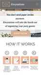 Mobile Screenshot of envytations.com