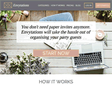 Tablet Screenshot of envytations.com
